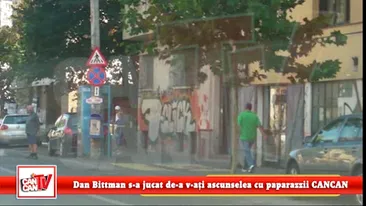 Dan Bittman s-a jucat de-a v-ati ascunselea cu paparazzii!