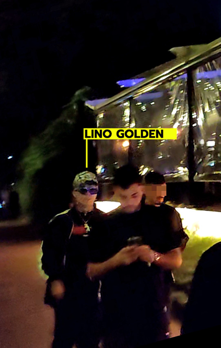 Lino Golden a apărut în club cu ochelarii de soare (Foto: CANCAN.RO)