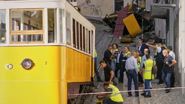 Crește numărul victimelor după ce funicularul din Lisabona a deraiat. Bilanțul deceselor