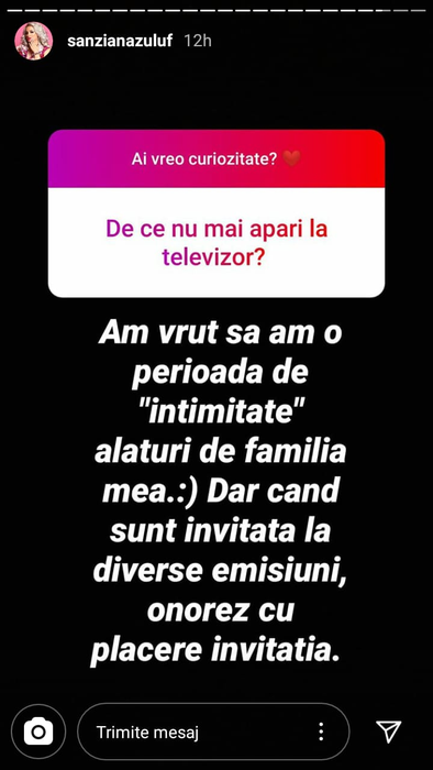 Sânziana Buruiană a vorbit despre vârsta la care și-a început viața sexuală: “Este un subiect….“