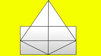 Test de inteligență | Câte triunghiuri sunt în această poză? Ești un geniu dacă răspunzi corect