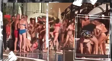 Bătaie generală, cu pumni și picioare, la o celebră piscină din Capitală. O fată a fost lovită cu sălbăticie în plină figură, de un tânăr, până a rămas nemișcată
