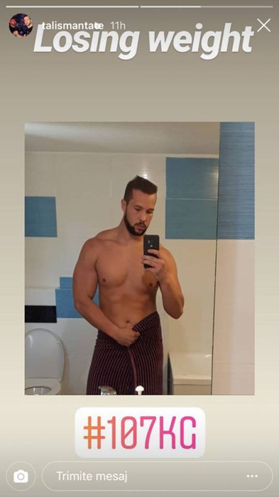 Tristan Tate a slăbit
