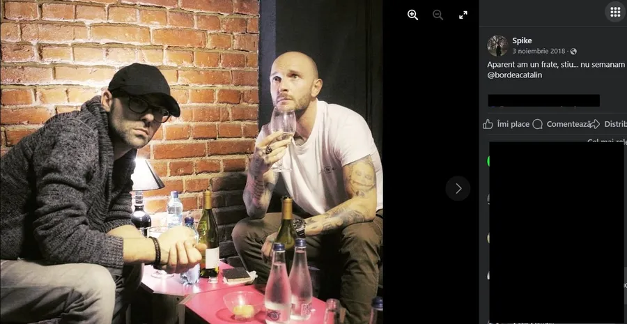 Spike și Cătălin Bordea /Foto: Facebook