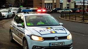 Scandal în Piatra Neamț. Bărbat fără mască de protecție, încătușat de polițiști în plină stradă
