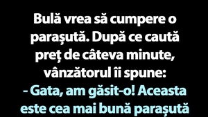 BANC | Parașuta lui Bulă