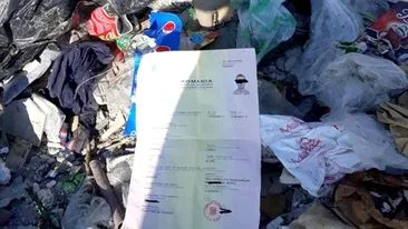 Ce document valoros a găsit un bărbat într-o groapă de gunoi din Târgu Mureș