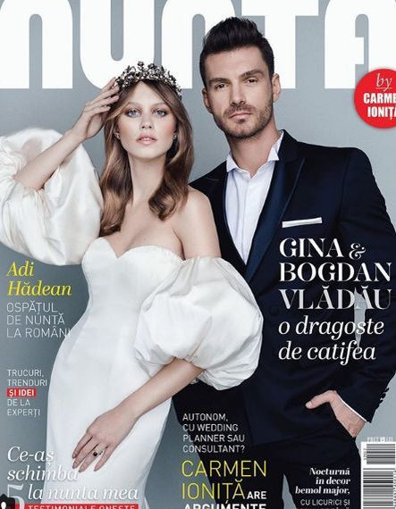 Bogdan Vlădău şi Gina Chirilă au făcut nunta? Primele imagini cu rochia de mireasă