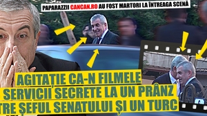 Paparazzii CANCAN.ro au fost martori la intreaga scena. Agitatie ca-n filme la un pranz intre seful Senatului si un turc!