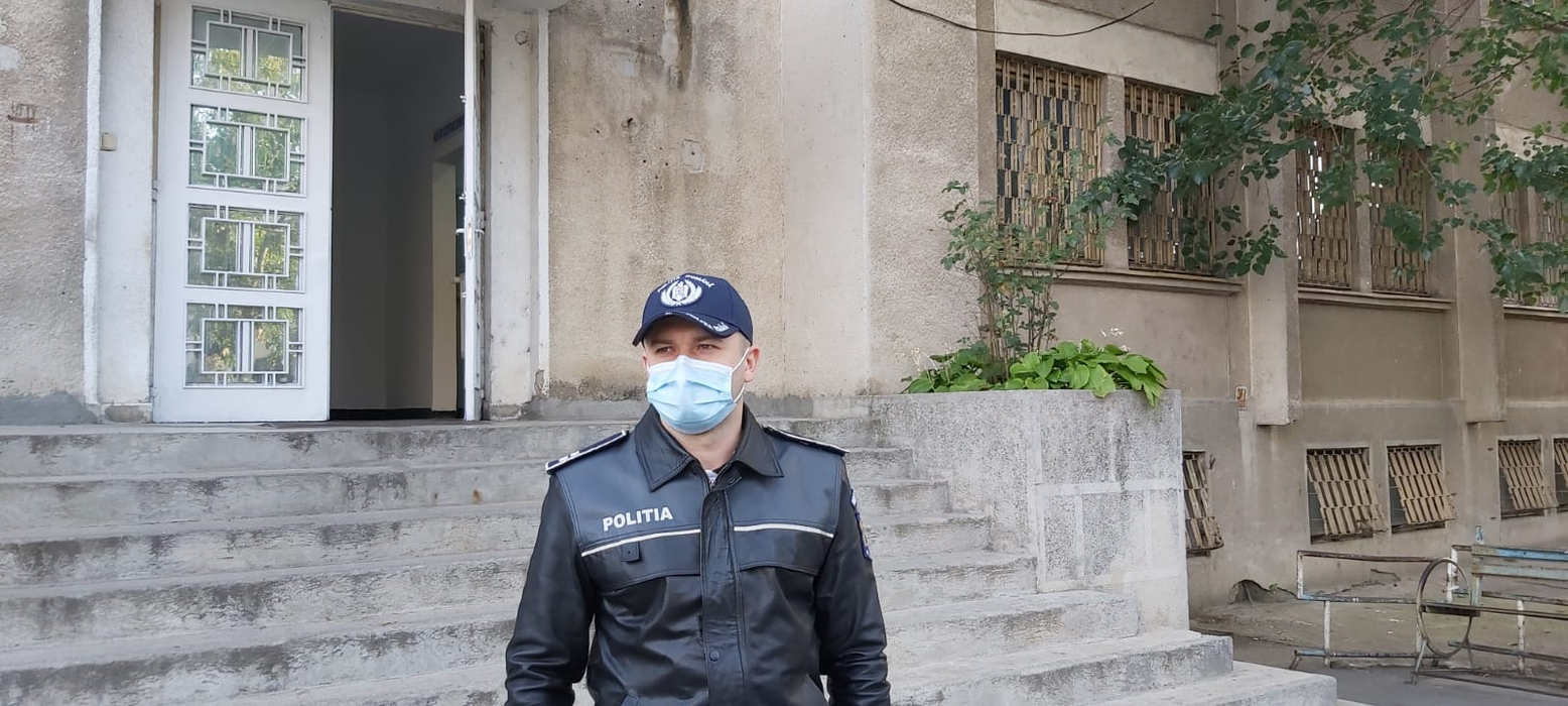 Sensei Cătălin Ciobanu, în uniforma Poliției