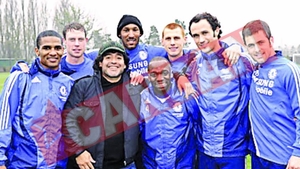 Maradona, in vizita la Chelsea