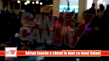 Adrian Enache a cantat in duet cu Ionut Galani