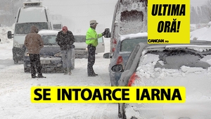 Se întoarce iarna în România. ANM a făcut anunțul crâncen azi, la 7:30 dimineața