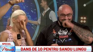 Sandu Lungu şi Raluca Netca au plâns în direct! Ce i-a impresionat atât de tare după eliminarea de la "Uite cine dansează"