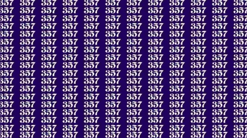 Iluzie optică | Doar cei cu ochi de vultur descoperă numărul 337 în 12 secunde