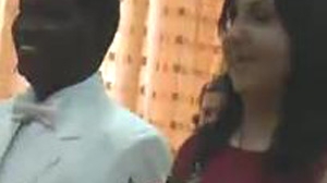 VIDEO Imagini inedite de la nunta lui Victor Yila! Nasi  i-au fost Silviu Prigoana si Adriana Bahmuteanu!