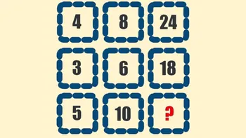 Test de inteligență | Identificați numărul lipsă din această imagine!