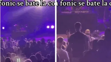 Imagini șocante! Celebrul cântăreț de la noi a bătut un fan din public. A coborât de pe scenă și...
