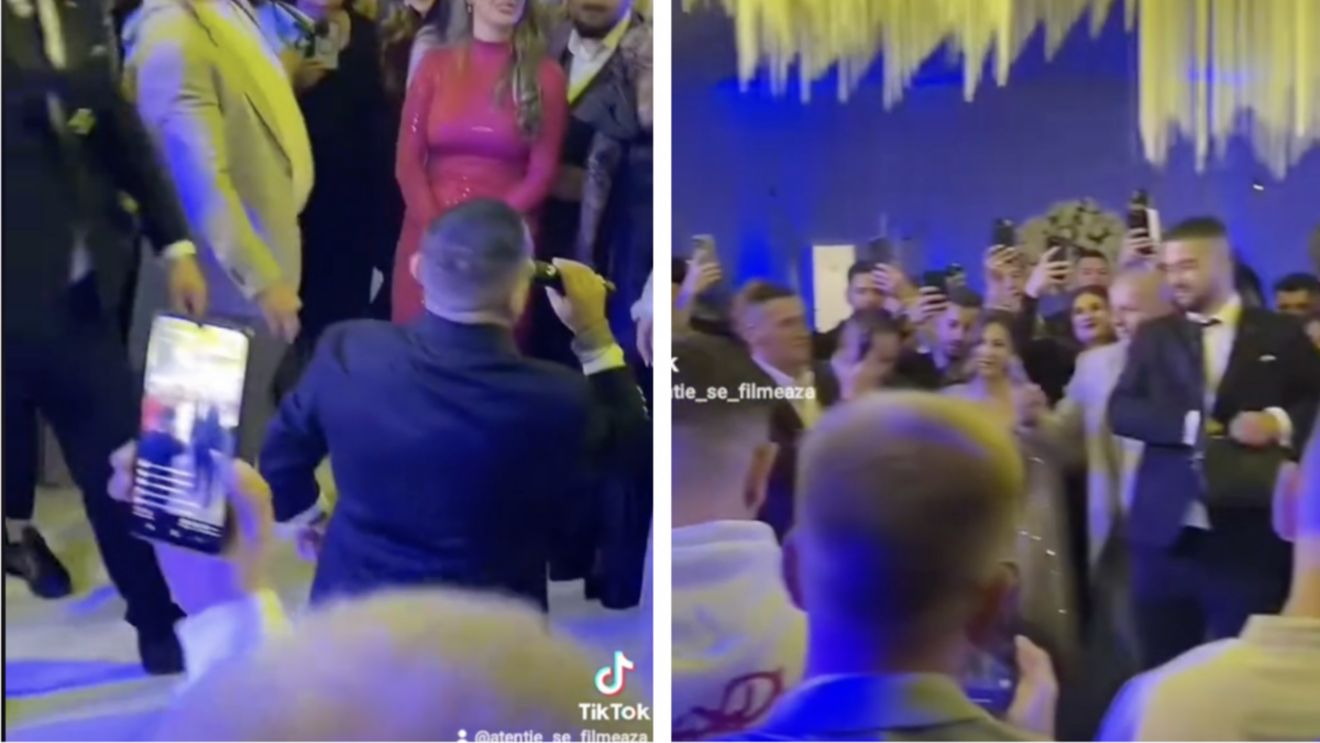 Gestul uluitor făcut de Adrian Minunte, după ce Culiță Sterp i-a dat dedicații de 40.000 lei! Toată nunta s-a oprit și s-a uitat la ei