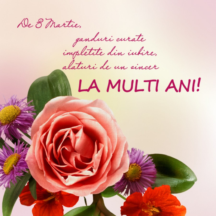 Imagini 8 martie 2018. Trimite-i mamei tale cea mai frumoasă felicitare de ziua femeii