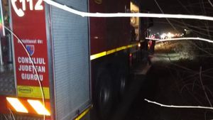 Accident grav pe A1. Două autoturisme s-au făcut praf. O pasageră a rămas încarcerată