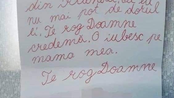 Scrisoare emoționantă! Ce i-a cerut o fetiță din Iași lui Dumnezeu? „Să vină mami acasă. Nu mai pot de dorul ei”