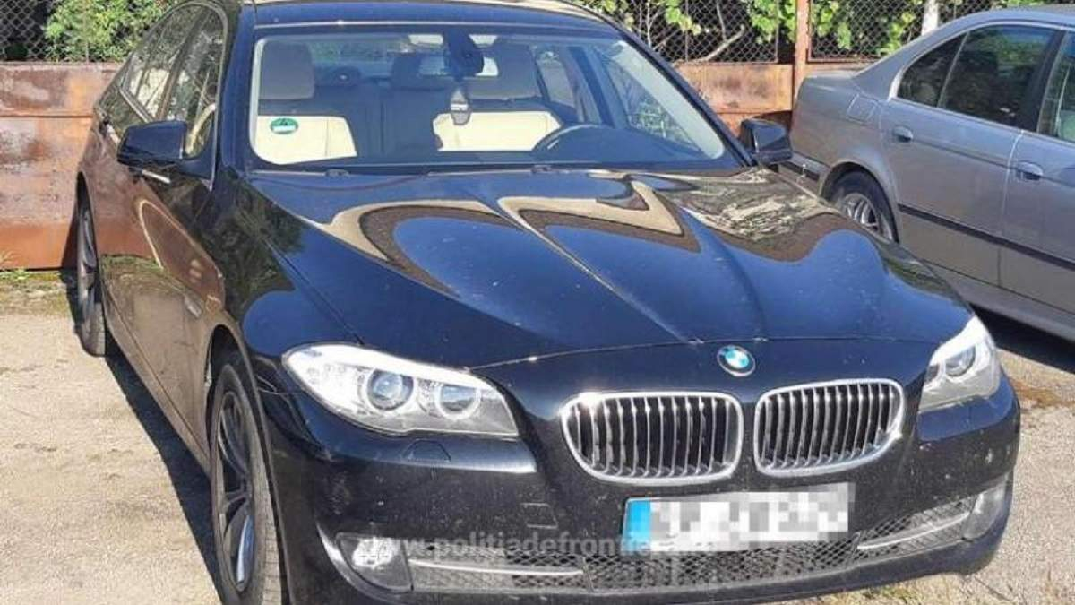 Un român şi-a luat un BMW seria 5, în valoare de 70.000 de lei, dar i-a fost confiscat în vamă. Ce descoperire a fost făcută de autorități. © Poliţia de Frontieră