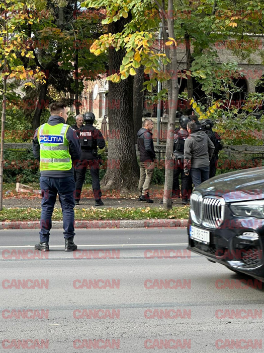 Desfășurare de forțe majore pe Șoseaua Kiseleff din București! Un bărbat a amenințat că își dă foc în plină stradă