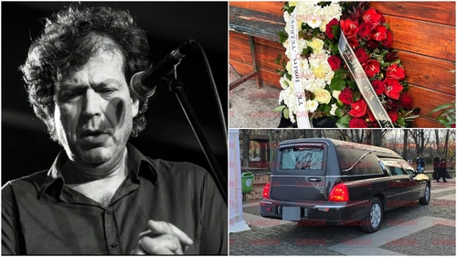Sfâșietor! Ce scrie pe coroanele funerare aduse de apropiații lui Artan la capela Bisericii Pogorarea Sfântului Duh Titan