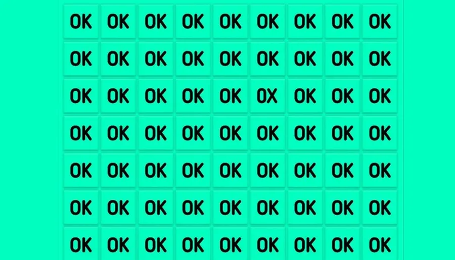 Test de perspicacitate | Găsiți singurul "OK" care nu este ok!