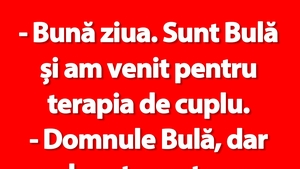 BANC | Bulă și terapia de cuplu