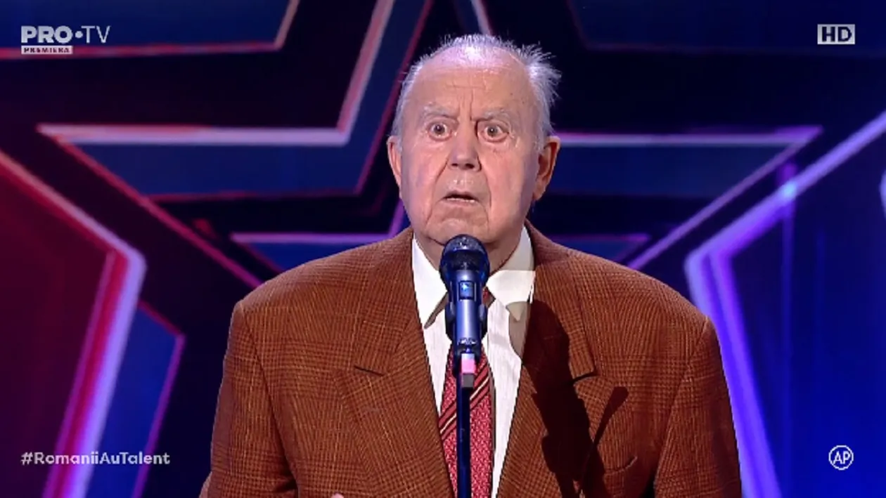 Cine este Dumitru Hermeneanu, concurentul de 85 de ani care a impresionat juriul de la Românii au talent: „Beam cu Stela Popescu”