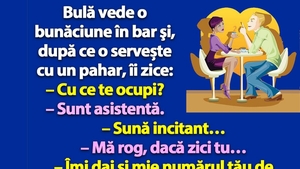 BANC | Bulă agață o bunăciune în bar: "Îmi dai numărul tău de telefon?"