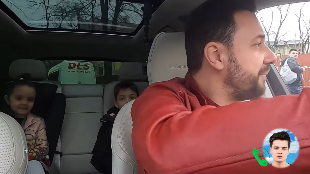 Scandal în mașina lui Cătălin Măruță! David și Eva i-au cerut să-l sune pe Selly la 7 dimineața de ziua lui! Cine a răspuns la telefonul vloggerului