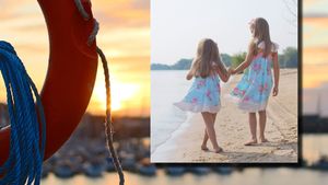 I-au dat lacrimile! O fetiță i-a dat o scrisoare unui salvamar de pe plaja din Saturn. Ce scria pe bilețel