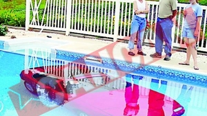 A "parcat" in piscina