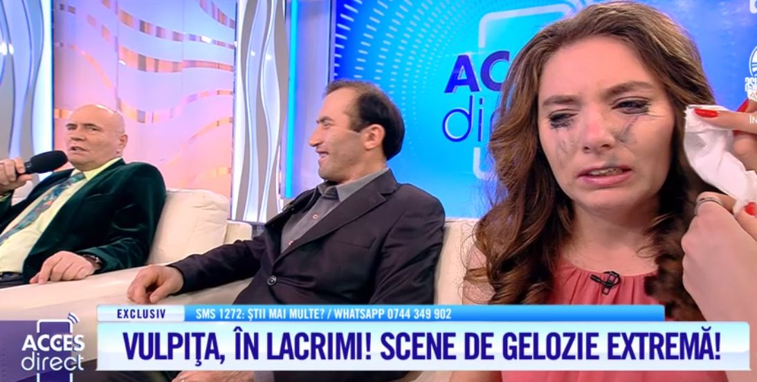 Vulpița a izbucnit în lacrimi la TV, după ce a aflat că soțul ei i-a făcut propuneri indecente Mihaelei, o brunetă voluptoasă