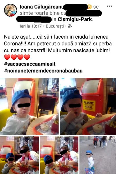 Ioana Tufaru şi-a pus copilul în pericol! Ce i-a făcut în plină epidemie de coronavirus