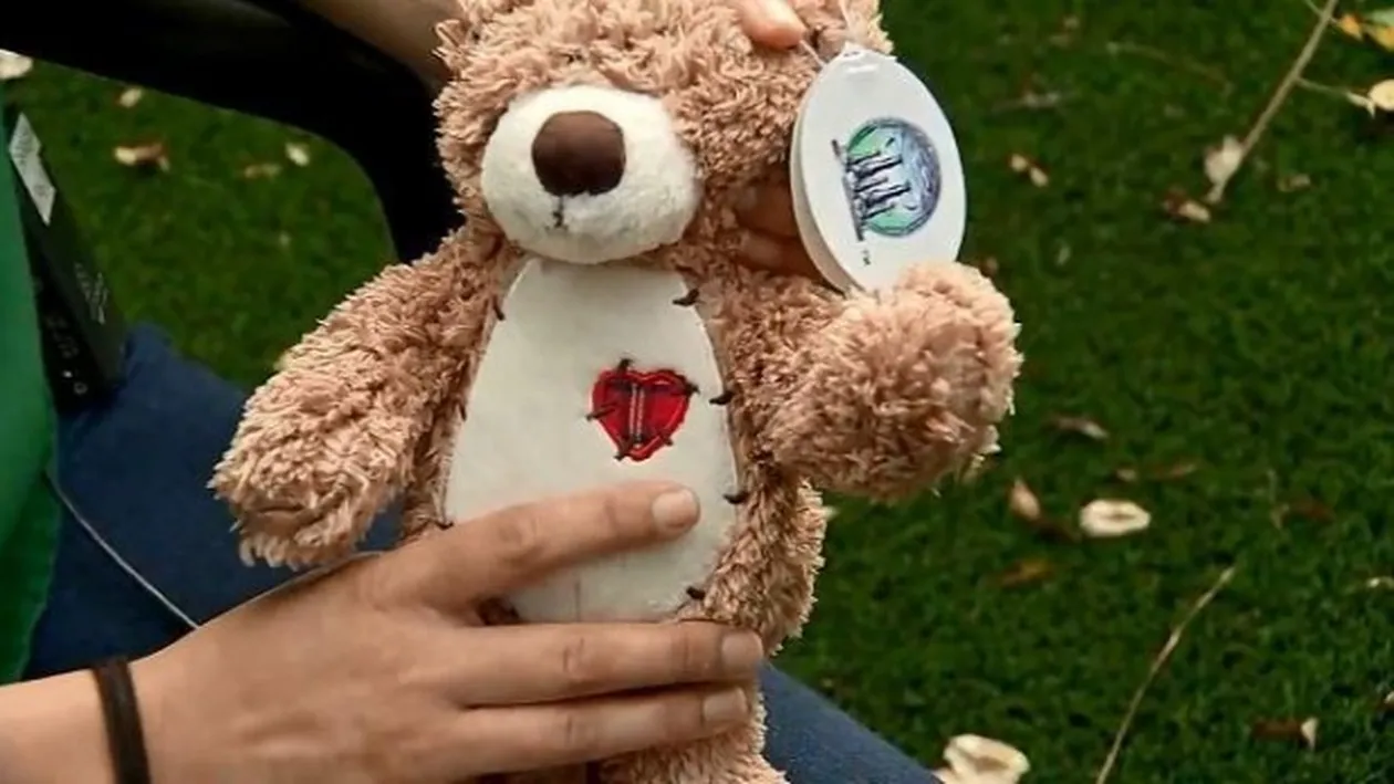 A primit cadou un ursuleț de Secret Santa. După două săptămâni, femeia a făcut o descoperire șocantă în interiorul animăluțului de pluș