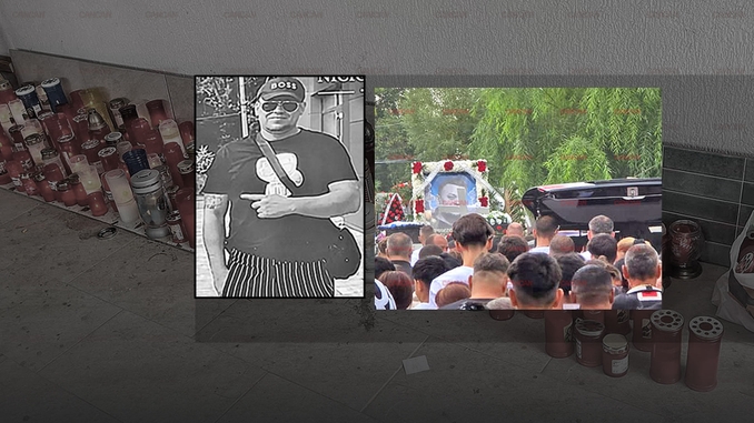 Imaginile durerii de la înmormântarea lui Costeluș de la Clejani. Melodia care s-a auzit în urma cortegiului funerar îți dă fiori