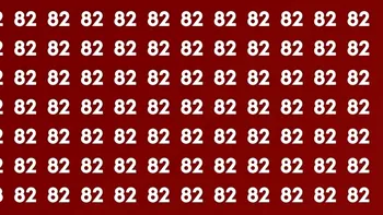Test de inteligență | Poți vedea unde se ascunde numărul 28 printre multitudinea de 82, în doar 5 secunde?