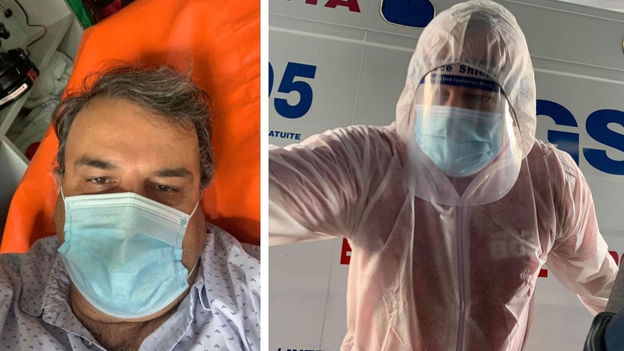 Lucian Mîndruță, primele imagini din spital după operația delicată: “Mă gândesc la oamenii intubați la ATI și îmi este groază”. Cum se simte prezentatorul