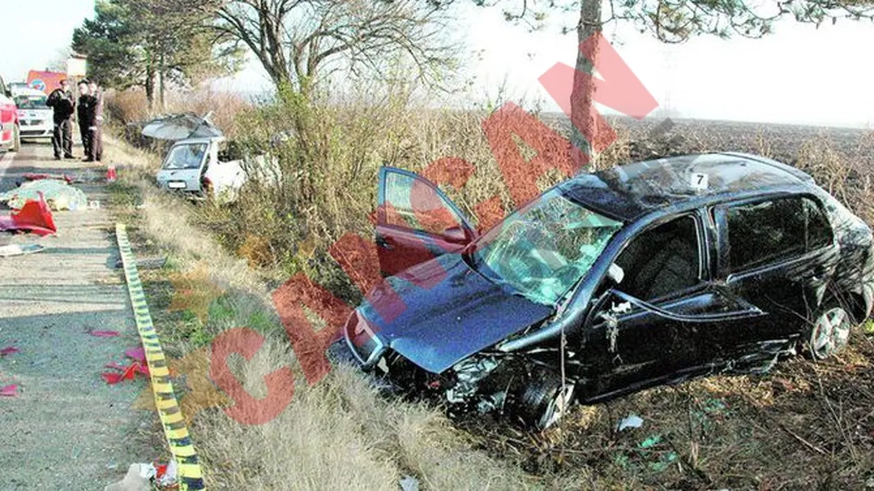 Accident grav la Saftica