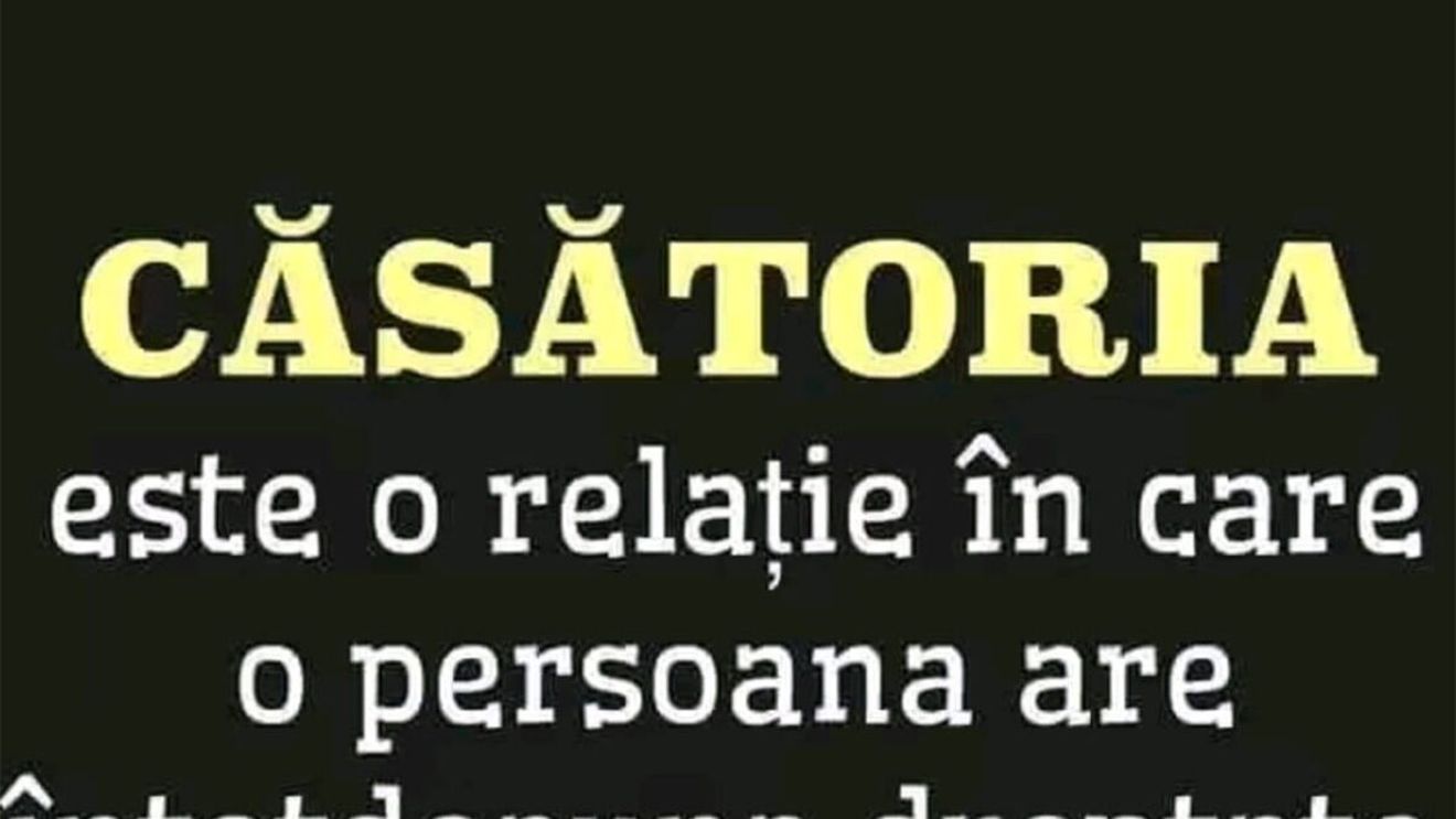 Bancul sfârșitului de săptămână | Definiția căsătoriei