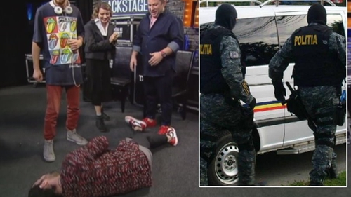 Scene dramatice în culisele Românii au Talent de la Pro TV! Un concurent a scos pistolul și toporișca. Poliția a intervenit în forță