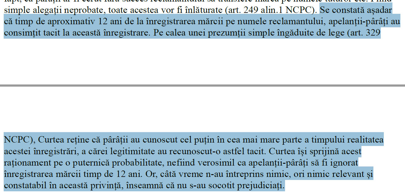 Cristi Minculescu ar fi știut de faptul că marca IRIS este înregistrată la OSIM de Nelu Dumitrescu