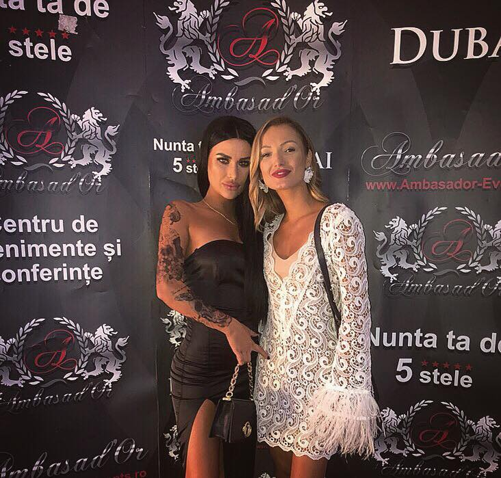 Daniela Crudu, apariție de senzație la botezul fetiței lui Liviu Vârciu! Bruneta este plină de tatuaje