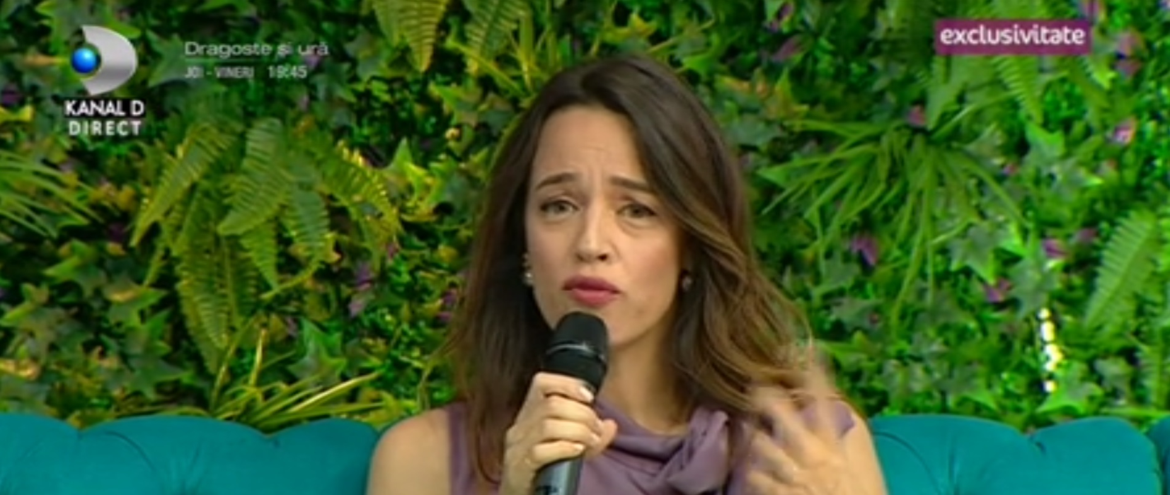 Andreea Raicu, cu cearcănele cât pumnul în timpul primei apariții la TV după ce a ajuns la spital