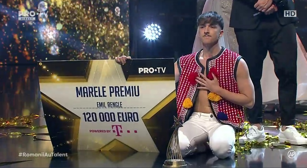 VIDEO Câștigătorul de la ”Românii au talent” a mărturisit că este bisexual. Emil Rengle: ”E greu să fii gay …”