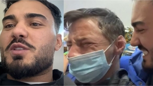 Jador a stârnit emoții în jurul său. Ce i-a făcut unui bărbat care se ruga, în genunchi, pe stradă